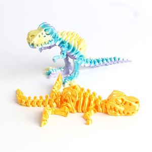 Juguetes de Dinosaurios de Plástico Impresos en 3D al por Mayor, Juguetes de Tiranosaurio Rex Personalizados OEM, Proveedores de Animales y Dinosaurios de Moda - Product Image 1