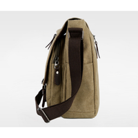 Nouveau sac de voyage d'affaires à bandoulière, grande capacité, logo personnalisé, résistant à l'usure, confortable, sac en toile épaissi