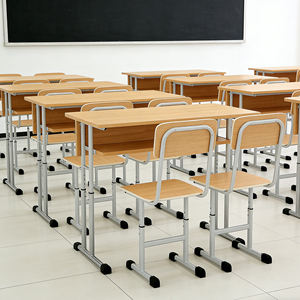 Ensemble bureau et chaise <span class=keywords><strong>d</strong></span>'école réglables en hauteur, prix compétitif pour les achats en gros sur le campus - Product Image 4