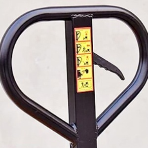 हुगो 5000 किलो 3 टन नायलॉन व्हील पार्ट्स हैंड पैलेट ट्रक ट्रॉली - Product Image 6