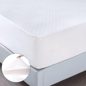 Hot Bán Thoáng Khí Nệm Topper Pad Với Đàn Hồi Dây Đeo Đàn Hồi Cotton/Polyester Không Khí Vải Nệm Bảo Vệ Cho Bộ Đồ Giường - Product Image 1