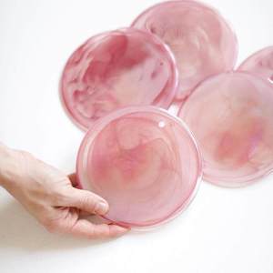 Lámpara de Araña Vintage de Cristal Rosa de <span class=keywords><strong>Murano</strong></span> Italiano, Luces Colgantes Centrales E12, Altura Ajustable para Techos Altos, Lámparas para Sala de Estar - Product Image 3