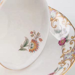 精美瓷器骨瓷220毫升陶瓷咖啡杯皇家咖啡茶杯茶碟套装 - Product Image 6