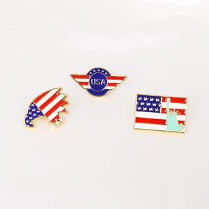 Broche de Aleación de Zinc con Baño de Níquel Negro, Serie Bandera Americana, Diseño Explosivo, para el Día de la Independencia, Venta al por Mayor - Product Image 4