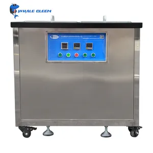 Blue Whale Acid and Alkali Resistant Design Two Tanks 30L Ultrasonic Cleaning Machine Industrial With Heating And Rinsing