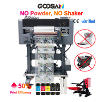 Imprimante numérique UV DTF à double tête Xp600 pour transfert thermique petit format 30 cm (13 pouces) A3, pour broderie 3D sur t-shirts