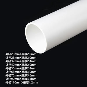 Tuyaux d'Alimentation en Eau en PVC-U Blanc Liansu, Tuyaux en Plastique PVC-U pour l'Eau et l'Eau Potable, Produits en PVC de Haute Qualité - Product Image 5