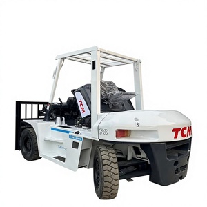 Montacargas TCM de 7 toneladas original de Japón, usado de segunda mano, modelo FD70, a bajo precio en Shanghái, en oferta. - Product Image 1