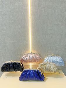 New Cross-border PU Clutch Party <b>Handbag</b> Urban Simplicity Women's Gift Evening Bridal Bag & Chain Closure Tanjing - Product Image 4