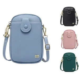 स्टाइलिश महिलाओं के Crossbody फोन बैग पु कंधे बटुआ हैंडबैग पर्स कैश कार्ड धारक मोबाइल फोन बैग