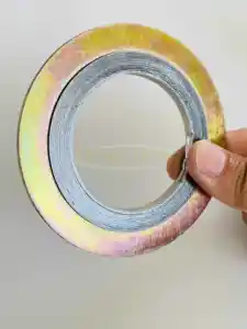 Carbon Steel Outer Ring Spiral Wound Gasket Graphite Filled For High Pressure Flange
