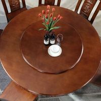 Modernes einfaches chinesisches Restaurant-Set Große runde Tisch-und Stuhl kombination aus massivem Holz für den Heimgebrauch und Hotel möbel