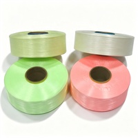 Benang Chenille FDY Poliester 100% Tenasitas Tinggi 150D Benang Bercahaya untuk Merajut Menenun Menyulam Bersinar dalam Gelap Luminous
