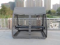 Vente en gros de chaise balançoire double en rotin pour terrasse jardin terrasse hamac suspendu chaise balançoire en forme d'oeuf