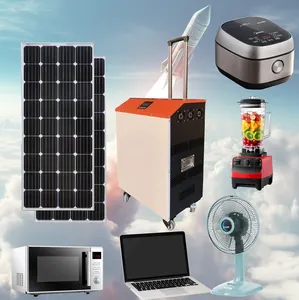 Générateur solaire 5000w centrale électrique portable prise britannique centrale électrique à panneau solaire portable Lifepo4 1000w 3000w onde sinusoïdale pure MPPT