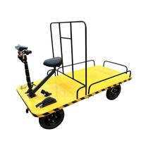 Les chariots mobiles de chariot lourd de transport de chargement de chariot avec 4 roues pour la charge électrique portent le chariot