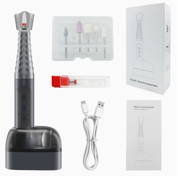 Lime à ongles électrique sans fil réglable à 6 vitesses, kit professionnel rechargeable pour salon et usage domestique