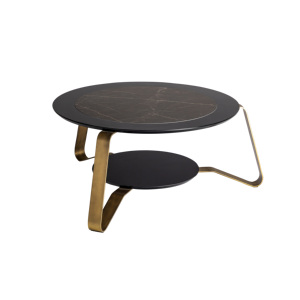 Décorations pour banquets d'hôtel, style moderne, événements en plein air, restaurants, stockage blanc pur, couleur champagne, grande table basse - Product Image 1