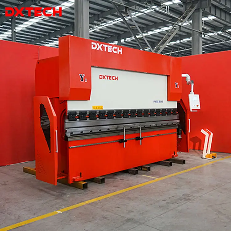 DXTECH mesin bending OK besi, mesin bending OK besi pelat logam hidrolik rem tekan CNC 80T/2000mm