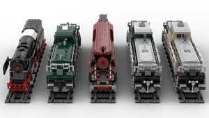 Bloques de Construcción de Plástico Educativos para Niños, Modelo de Tren Creativo Personalizado al por Mayor, Juego de Bloques de Construcción, Juguete de Regalo - Product Image 3