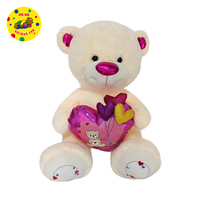 Ensemble mini en peluche joyeux saint valentin, ours en peluche, nounours