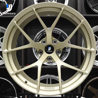 Jantes de course en alliage d'aluminium monobloc forgées sur mesure DJJ 5x112 5x130 pour Audi RS3 RS4 RS5 RS6 RS7 Porsche 911 992 718 Cayman