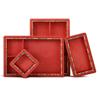 Plateau de présentation de bijoux de style chinois personnalisé pour bagues plateaux de présentation de bijoux pour colliers et pendentifs plateaux organisateur de bijoux empilables