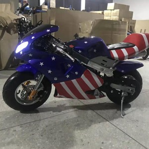 Mini <span class=keywords><strong>moto</strong></span> sportive 49cc à deux temps avec démarrage électrique et éclairage pour les courses festives, vitesse maximale de <span class=keywords><strong>50</strong></span> km/h - Product Image 2