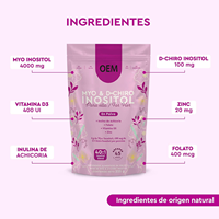 Inositol et D-érythrose avec acide folique et vitamine D3, 225 g par sachet.