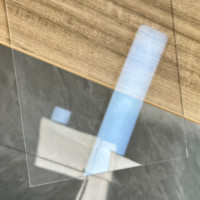 Plaque acrylique transparente multi-épaisseurs 2mm 3mm 5mm en PMMA vierge pour porte-billets, décoration de magasins et de bureaux