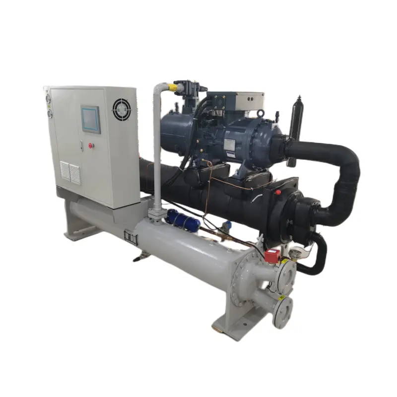Resfriador industrial de parafuso refrigerado a água Siemens PLC