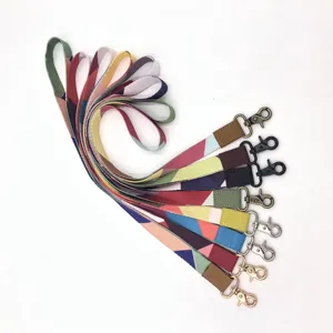 Robuster Schul hals riemen Schlüssel anhänger Polyester geprägtes Lanyard