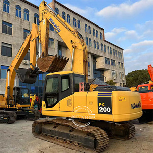 Excavatrice sur chenilles d'occasion 20 tonnes à vendre Komatsu PC200-7 État d'origine avec composants essentiels - Moteur et moteur principal - Product Image 1