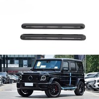 Pour Mercedes Benz Classe G W463 G500 G63 G55 AMG, couvre-aération latérale de pilier C en fibre de carbone sèche préimprégnée