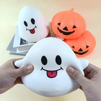 Nouvelle figurine géante en silicone de démon fantôme mignon à presser, jouet anti-stress d'Halloween unisexe pour tous les âges