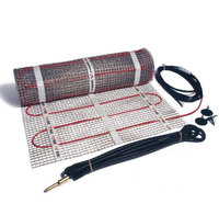 Tapis chauffant électrique pour plancher, installation facile pour salle de bain et cuisine