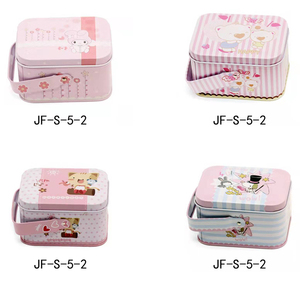Small Things or Card Tin Boxes <strong>with</strong> <strong>Handle</strong> Metal <strong>Cans</strong> for Convenient Packaging - Product Image 2