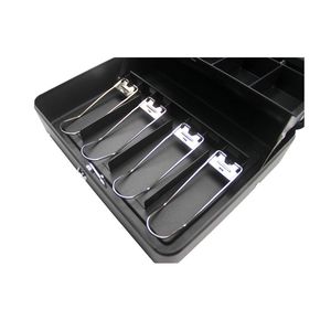 LASPACK Metal and ABS Locking Cash <strong>Box</strong> <strong>with</strong> Key Money Saving Home Safety Organizer <strong>Safe</strong> <strong>with</strong> Cash Tray Slot Cash <strong>Drawer</strong> - Product Image 6