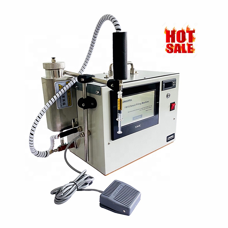 Распродажа со скидкой в июне! FM-10 умный разливочная машина лучше всего подходит для толстый масло Cbd Vape картридж наполнитель