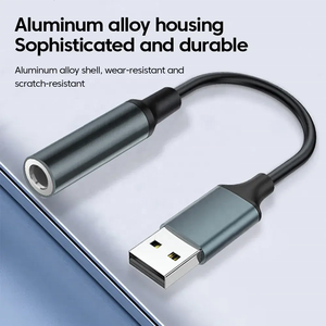 Adaptateur audio USB vers jack 3,5 mm, carte son externe, prise en charge du micro TRRS, convertisseur stéréo auxiliaire pour PC Windows, ordinateur portable, Mac, Linux - Product Image 3