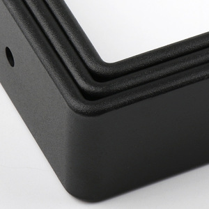 JINNATE Wall Mount Bracket 5mm Black Iron L-Shaped Heavy Duty Angle Bracket For Furniture Partitions - Product Image 4