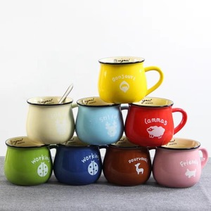 Ceramic <b>Mug</b> With Logo Printing Colorful Mini Cups For Coffee Tea Gift - Product Image 2