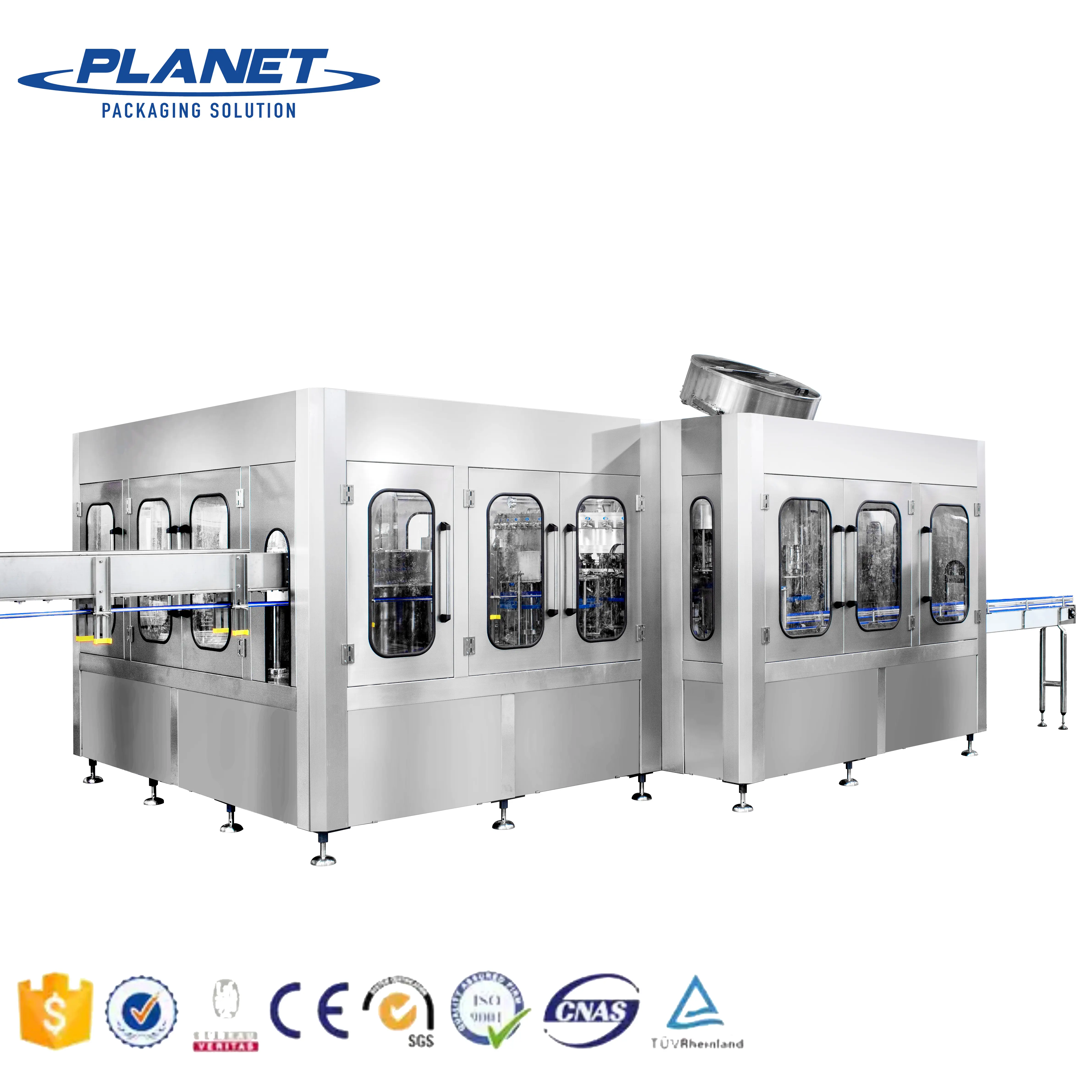 Ligne de production PLANET MACHINE Remplisseuse automatique pour la fabrication de jus de fruits concentré de mangue