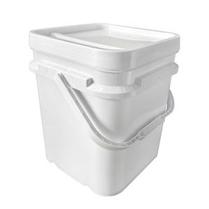 1L 2L 3L 4L 5L Mini-Plastik eimer Recycelbare Materialien Rechteckiger 5 Gallonen wieder verwendbarer Plastik eimer mit Griff - Product Image 3