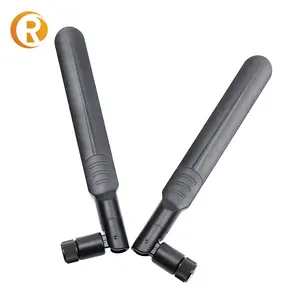 2,4G 5,8G 5dBi antena WiFi para Android con RP-SMA conector macho Antena de banda Dual