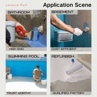Membrane imperméable en polyuréthane liquide pour ciment et sous-sol, résistante aux alcalis, échantillon gratuit, couleur personnalisée disponible