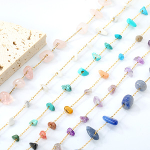 Colorful Stone <b>Bracelet</b> For Women Irregular Geometric Zinc Alloy Jewelry Fashion <b>Beaded</b> <b>Bracelets</b> - Product Image 1