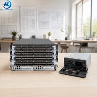 S12508G-EF Chasis de Switch de Enrutamiento Ethernet Modular de 8 Ranuras, Estación de Agregación de Datos de Red de Capa 3 Administrada de Alta Densidad