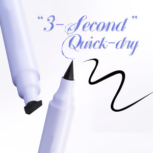 Großhandel Professioneller Hochwertiger <span class=keywords><strong>2</strong></span>-in-1 Flügel-Stempel Eyeliner Stift - Wasserfester Langanhaltender Schnell Trocknender Flüssig-Eyeliner für Frauen - Product Image 1