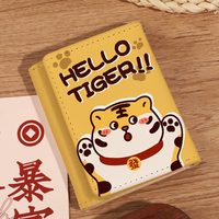 Vigreat Anime Kawaii tas kartu lisensi dompet penyimpan kartu untuk wanita MOQ rendah kustom